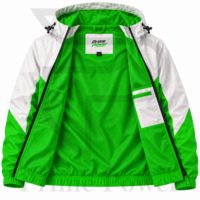 Veste coupe-vent respirante, vêtements de sport d'extérieur personnalisés, légers, imperméables, à capuche avec fermeture éclair, vente en gros, fabricant OEM