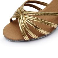 Chaussures de danse salsa latine pour femmes, talon haut, respirantes, dessus en satin, semelle extérieure en cuir véritable, chaussures d'intérieur pour adultes, faible MOQ, OEM, ODM, DDP