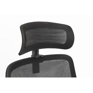 Sedia da Ufficio Ergonomica con Supporto Lombare Regolabile Nera - Soluzione di Seduta Confortevole - Product Image 6