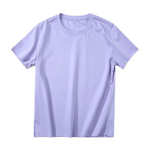 Men's O-Neck Regular Fit Short Sleeve Canvas Blank Front Embroidered Yoga T-<b>Shirt</b> for Running Fitness Workout - Product Image 3