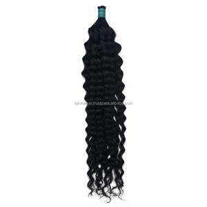Cabello humano Remy virgen indonesio al por mayor, en paquetes, de un solo trama, 100% natural, tipo rizado - Product Image 5