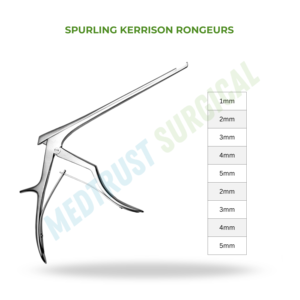 Pinza Kerrison para Cirugía de Columna Vertebral, Instrumento Quirúrgico para Corte Óseo - Product Image 2