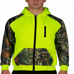 Ropa de Seguridad Reflectante Impermeable con Capucha para Exteriores, Ropa de Trabajo Protectora de Alta Visibilidad - Product Image 2