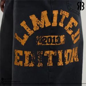 Shorts amples vintage noirs personnalisés Rubabull pour homme, imprimés, style streetwear, décontractés, unisexes - Product Image 6