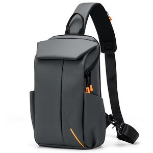 Bolso Bandolera Cruzado de Algodón Ligero Personalizado para Mujer y Hombre, Mochila Casual para Exteriores de 30-40L con Cierre de Cremallera - Product Image 5