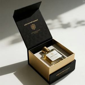 Custom <b>Magnetic</b> Flip <b>Gift</b> <b>Boxes</b> & Book-Shaped Perfume Packaging Holiday Cosmetic <b>Boxes</b> with Kraft Corrugated Four-Color Printing - Product Image 4