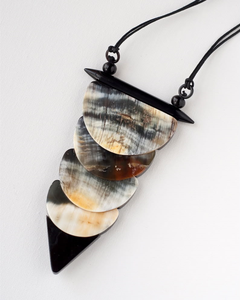 Handmade Natural Buffalo Horn Necklace Set Vietnam Link Chain Jewelry Bulk for Party Wedding Engagement Anniversary Eco-Friendly - Product Image 2