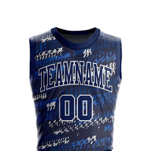 Conjunto de Uniforme de Baloncesto para Hombre, Diseño de Fusión de Colores, Transpirable, Antibacterial, de Secado Rápido, 100% Poliéster, Tallas Grandes - Product Image 4