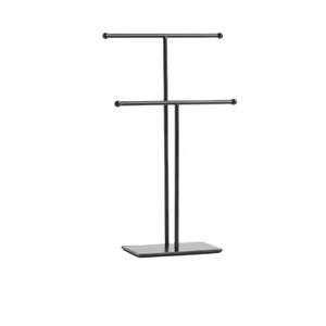 Présentoir à bijoux en bois de style designer, organisateur en forme d'arbre pour colliers et boucles d'oreilles - Product Image 2