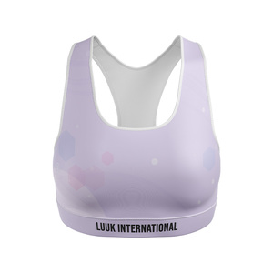 Soutien-gorge de sport sublimé de haute qualité pour femmes, séchage rapide, pour fitness, yoga et entraînement, vêtements de sport OEM en gros - Product Image 4