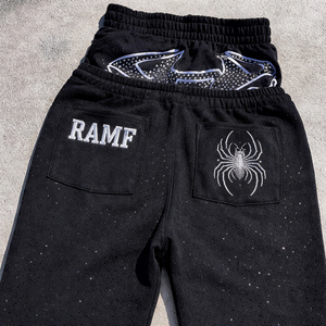 Pantalones Deportivos Holgados de Doble Cintura, Estilo Retro Y2K, con Bordado de Camuflaje Personalizado, Estilo Americano Harajuku - Product Image 3