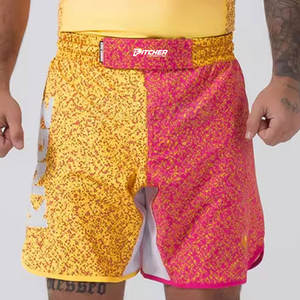 Shorts de MMA de Alta Calidad con Costuras Reforzadas, Shorts Deportivos Flexibles para Grappling, Entrenamiento de Artes Marciales y Ejercicio Diario - Product Image 6