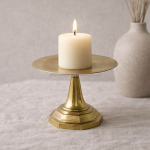 Wholesale Lot Vintage Brass <b>Candle</b> Stands <b>Small</b> & Tall Metal Taper <b>Candle</b> Holders for Event Rental Companies - Product Image 1