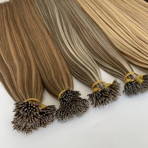 Superventas 100% Extensiones de cabello humano vietnamita crudo Alta calidad Nano Tip Trendy Highlight Color Personalizable Raw High Hair - Product Image 5