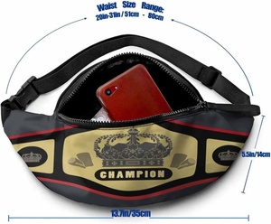 Custom Lightweight Casual Sport Waist Belt Fanny Pack <b>for</b> Women Men Portable Zipper <b>for</b> Outdoor Workout Travel <b>Running</b> Biking - Product Image 3