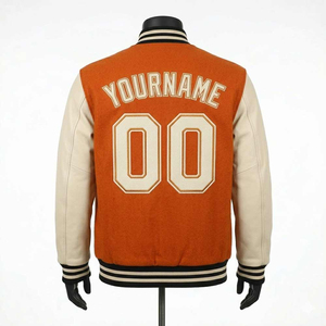 Premium Custom Varsity Jacket High Quality Embroidery and Full Genuine Leather Sleeves Designed For a Modern Letterman Jackets - Product Image 3