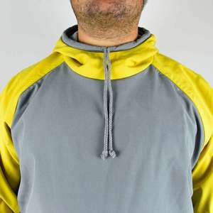 Waterproof Softshell Men's Ski Hoodie Windproof Snowboarding <b>Pullover</b> <b>Jacket</b> Thermal Winter Sports Riding Hoody with Pocket Zip - Product Image 2