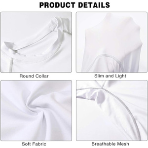 T-shirt de compression léger et extensible à manches longues pour hommes, personnalisable pour les équipes et les clubs de fitness - Product Image 2