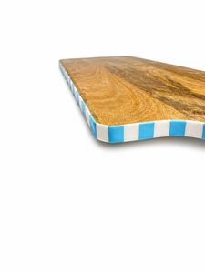 Tabla de Cortar de Madera y Resina Epoxi Resistente para Cocinas Profesionales, Tabla de Cortar de Madera y Resina Hecha a Mano para Comedor - Product Image 2