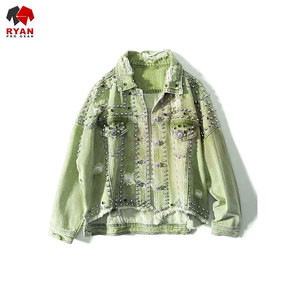 Ryan Pro Gear <b>Customized</b> <b>Denim</b> <b>Jacket</b> For Women Breathable and Comfortable Fabric with <b>Customized</b> Logo OEM Design - Product Image 1