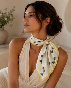 Pattern Digital Print Women Silk Square <b>Scarf</b> Adult European American Reversible Breathable All Seasons Daily Wear Fashion - Product Image 2
