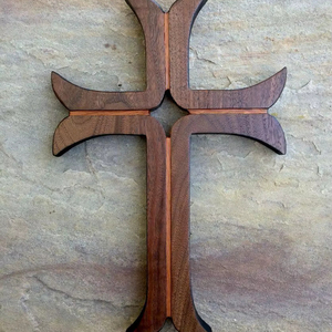 Wooden <b>Desk</b> Cross Decor - Product Image 1