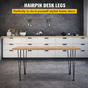 36" Hairpin <b>Table</b> <b>Legs</b> 3 Robs Set 4 880lbs Capacity Metal Furniture <b>Legs</b> Stainless Steel Modern DIY Dining Desk EDPTBL021 - Product Image 1