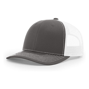 100% Cotton Custom Embroidery Logo Unisex Vintage 7-Panel Mesh Trucker <b>Hat</b> Baseball Cap Foam Mesh Snapback Most Popular Sport - Product Image 5