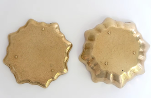 Assiettes de Présentation de Luxe Rondes Plates en Acier Inoxydable Argenté, Plateau de Service Décoratif Doré pour Mariage - Product Image 2