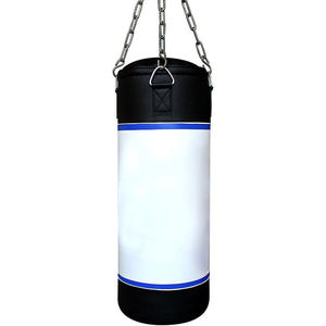 Customizable MMA <b>Boxing</b> <b>Punching</b> <b>Bag</b> & Sand <b>Bags</b> PU Leather Material 180cm Heavy <b>Punching</b> <b>Bags</b> Black - Product Image 3