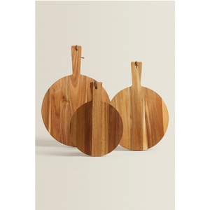 Planche à découper en bois massif avec surface lisse pour une découpe sûre des aliments et des tâches de préparation culinaire - Product Image 1