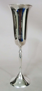 Copa de Vino Kiddush Judaica de Metal Hecha a Mano, Elegante y de Lujo, con Acabado en Plata de Ley |   Opción de Logotipo Personalizado, Duradero y Ecológico para - Product Image 5