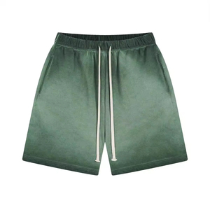 Shorts d'été 2025 personnalisés de haute qualité, délavés à l'acide, séchage rapide, style streetwear vintage, effet soleil délavé, imprimé en relief, pour hommes - Product Image 3