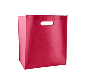 Customizable Multi-Printing <b>Recyclable</b> Durable Eco-Friendly PP Vest Handle Flat Stereo D-Cut 3D Box Design Non-Woven <b>Bags</b> - Product Image 1