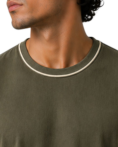 Camiseta sin Mangas para Hombre, Color Verde Oliva, Algodón Premium, para Gimnasio, Fitness, Casual, Verano, Ligera y Transpirable - Product Image 3