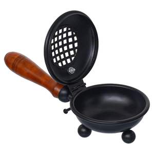 Brûleur d'encens en métal artisanal unique avec motifs découpés au laser pour cadeau religieux et décoration intérieure à prix de gros en Inde - Product Image 4