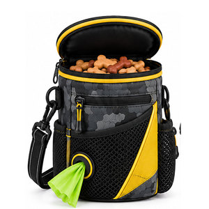 Pochette à friandises pour promenades avec chien, sangle réglable, poche de rangement avant, porte-sacs à déjections pour l'entraînement et l'utilisation quotidienne des animaux de compagnie - Product Image 1