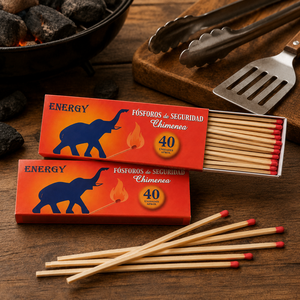 BBQ <b>Matches</b> 170mm <b>Long</b> Wooden Safety Matchsticks 118x65x18mm Matchbox for Barbecue and Grilling - Product Image 5