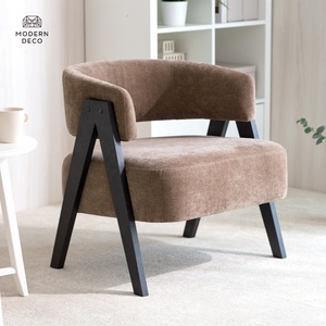 Chaise <span class=keywords><strong>de</strong></span> canapé moderne monoplace Mobilier <span class=keywords><strong>de</strong></span> salon Dossier incurvé Chaise <span class=keywords><strong>de</strong></span> loisirs <span class=keywords><strong>Fauteuil</strong></span> en tissu rembourré Canapé 1P - Product Image 1