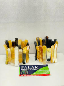 Meilleure qualité en gros corne de buffle manchette bracelet bijoux de mode direct de l'inde Javed artisanat prix par FWE - Product Image 6