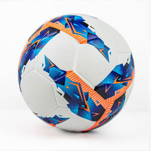 Nouveau Ballon de Football Hybride en Cuir PU de Haute Qualité, Cousu à la Machine, Tailles 3 4 5, Logo Personnalisé Imprimé, Cuir PU PVC pour Jeunes - Product Image 1