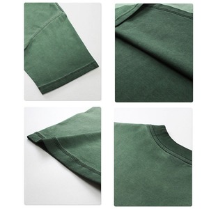 Nueva Camiseta Oversize Lisa para Hombre, 100% Algodón, Estilo Casual Urbano, Transpirable, de Secado Rápido, 230g - Product Image 5