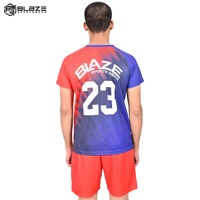 Blaze Fight Wear personnalisé nouveau Design de football Kit d'uniforme de football original d'usine de haute qualité ensemble complet costume de football maillot de football