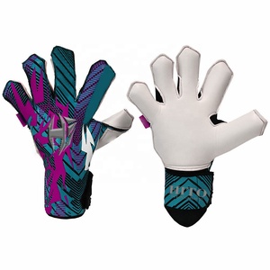 Gants de gardien de but professionnels personnalisés en cuir antidérapants, respirants, à doigts entiers, protection des mains, vêtements de sport unisexes - Product Image 1