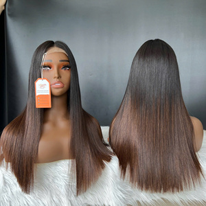 Combo vente faisceaux de trame Extensions de cheveux bruts brun naturel Super Double dessiné os droit pas d'enchevêtrement expédition dans le monde entier - Product Image 5