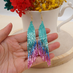 Pendientes de Cuentas para Mujer 2021, Pendientes Hechos a Mano con Cuentas de Cristal de Araña por MD HANDICRAFTS - Product Image 6