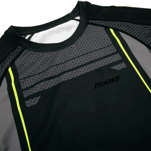 Premium Quality <b>Men's</b> <b>Compression</b> Rashguard Long Sleeve MMA BJJ Training <b>Shirt</b> Quick Dry Anti-Bacterial 220g Athletic Gym Wear - Product Image 6