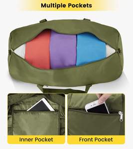 Unisex <b>Large</b> Capacity Eco-Friendly Waterproof Daypack Adjustable Strap Trendy Custom Weekend Travel <b>Bag</b> Gym Sports - Product Image 3