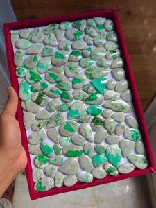 Cabujón de Variscita Natural, Hermosa Piedra Preciosa de Ágata Verde para Sanación Energética, Suministro a Granel de Tamaño Suelto - Product Image 2