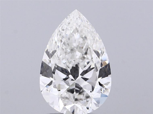 Diamant de laboratoire certifié 8 carats, taille poire, couleur F, clarté VS1, diamant non monté pour bague de fiançailles, diamant taille poire CVD HPHT - Product Image 1